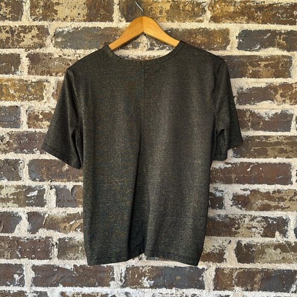 Lululemon Crescent Black T-Shirt in Spark Size 4 - Picture 7 of 8